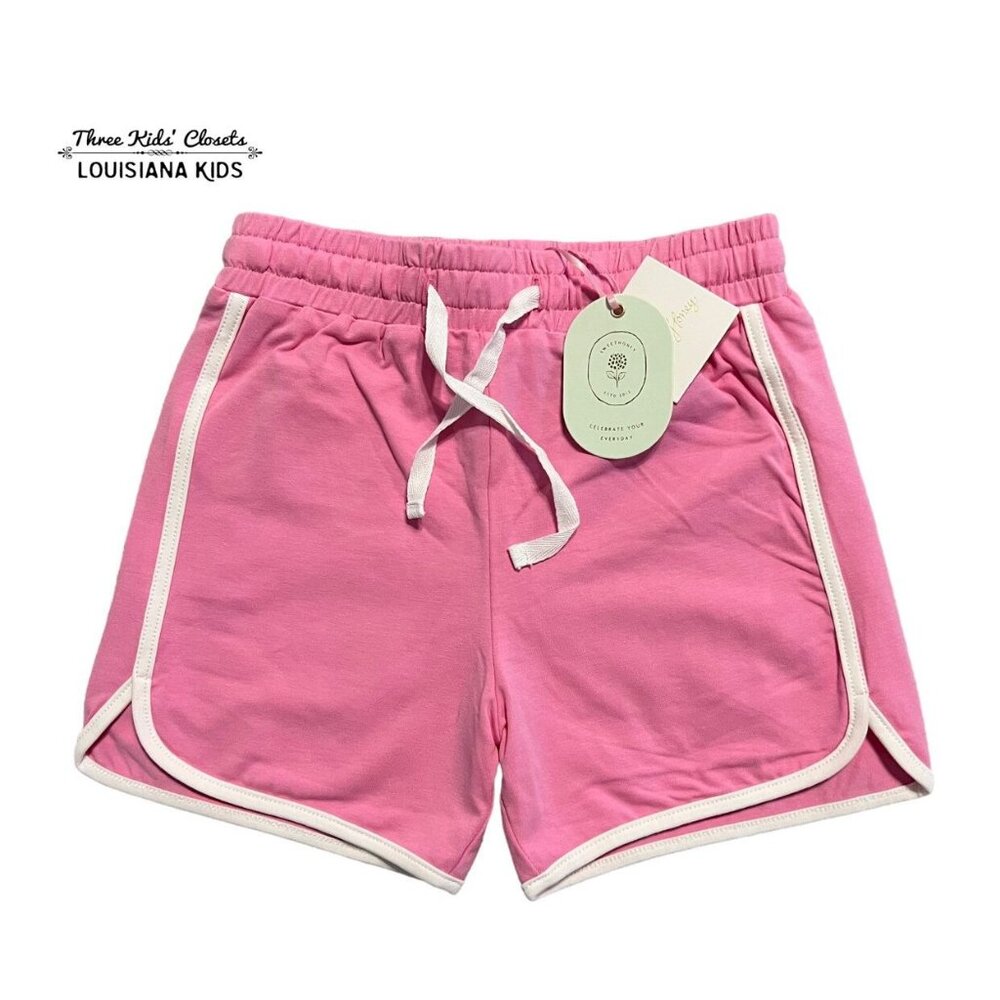 NEW SweetHoney 10Y Pink Retro Athletic Jogger Shorts